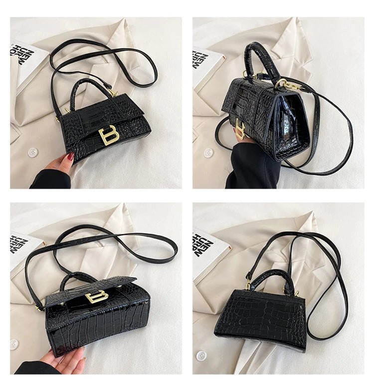 High End Leather Ladies Tote Bags Fashionable Luxury Classic Designer Paris Popular Classic Elegant Diaper Bag - Tara's Tiny Treasures