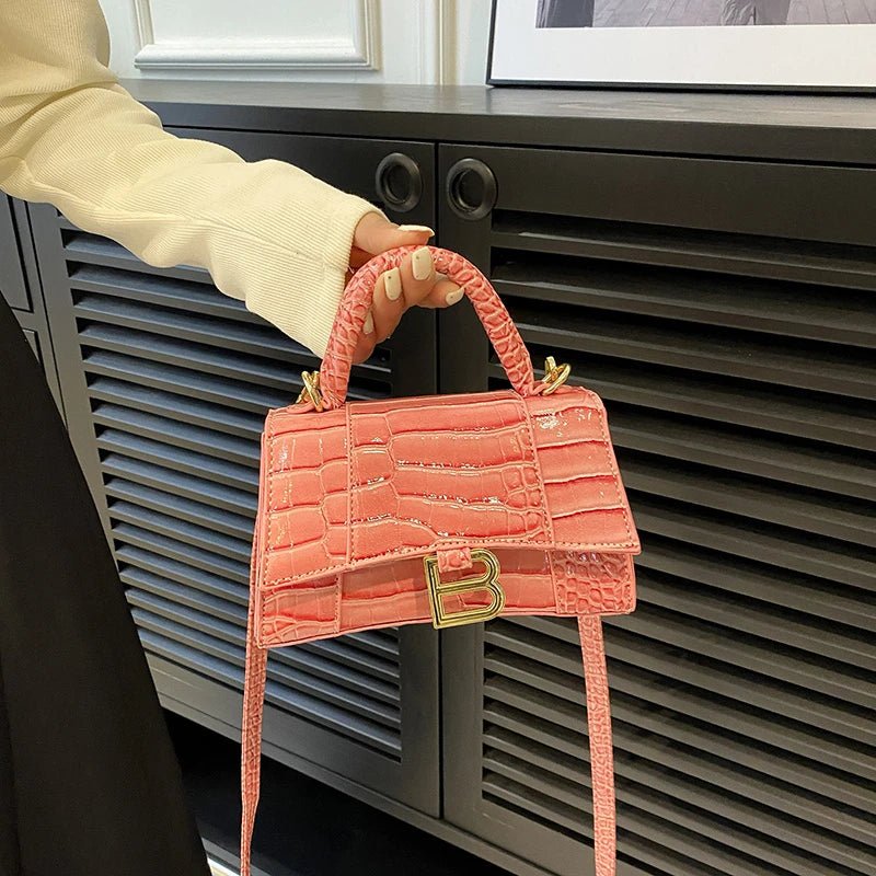 High End Leather Ladies Tote Bags Fashionable Luxury Classic Designer Paris Popular Classic Elegant Diaper Bag - Tara's Tiny Treasures