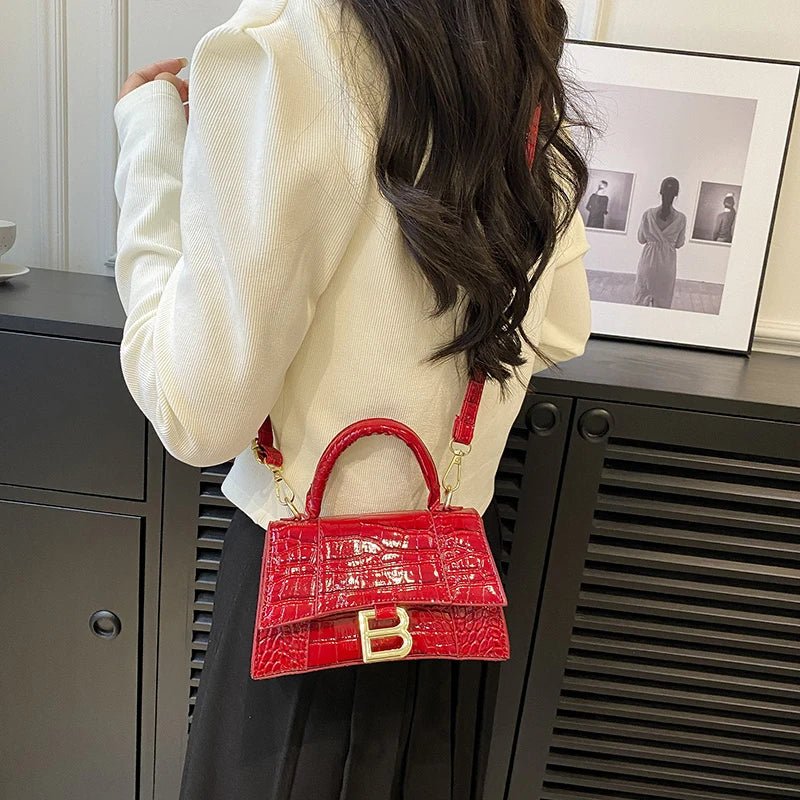 High End Leather Ladies Tote Bags Fashionable Luxury Classic Designer Paris Popular Classic Elegant Diaper Bag - Tara's Tiny Treasures