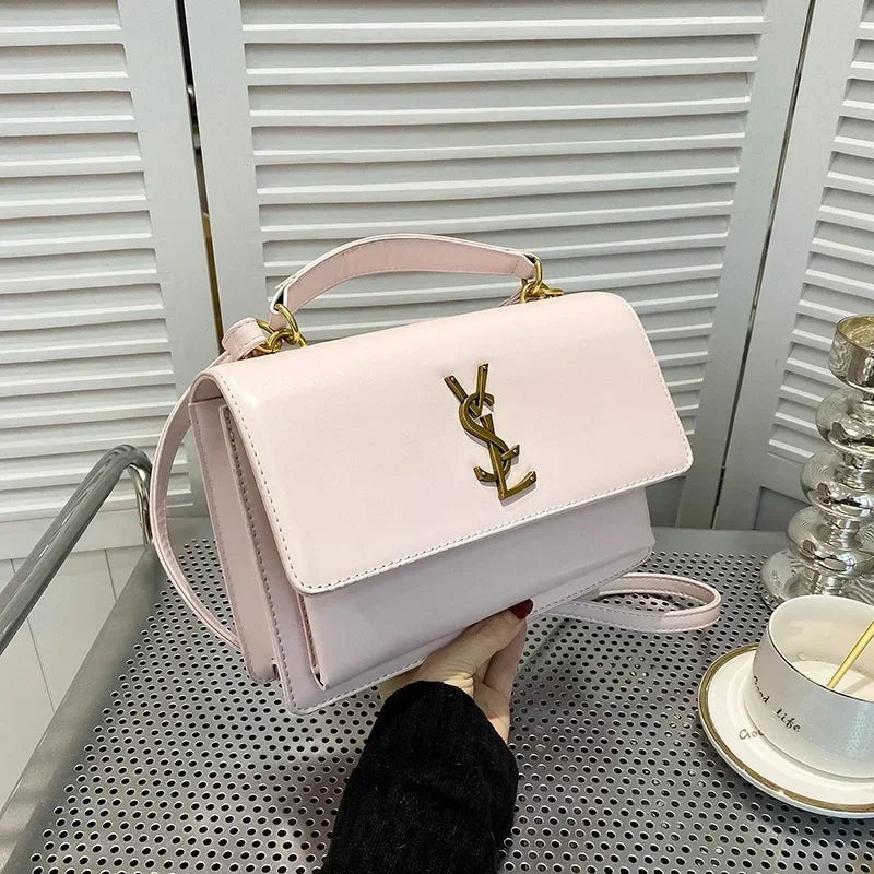 High-End Leather Women Diaper Bag Classic Designer Paris Casual Simple Vintage Trendy Design with Adjustable Shoulder Strap - Tara's Tiny Treasures