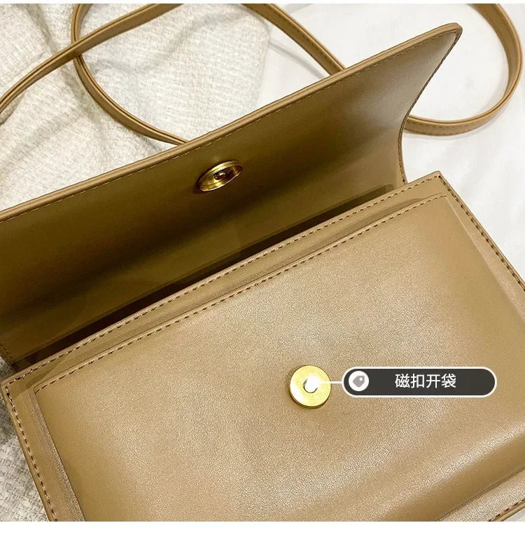 High-End Leather Women Diaper Bag Classic Designer Paris Casual Simple Vintage Trendy Design with Adjustable Shoulder Strap - Tara's Tiny Treasures