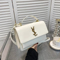 High-End Leather Women Diaper Bag Classic Designer Paris Casual Simple Vintage Trendy Design with Adjustable Shoulder Strap - Tara's Tiny Treasures