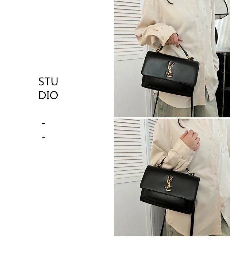 High-End Leather Women Diaper Bag Classic Designer Paris Casual Simple Vintage Trendy Design with Adjustable Shoulder Strap - Tara's Tiny Treasures