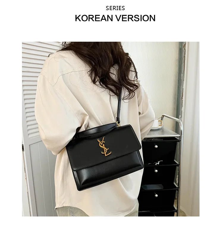 High-End Leather Women Diaper Bag Classic Designer Paris Casual Simple Vintage Trendy Design with Adjustable Shoulder Strap - Tara's Tiny Treasures