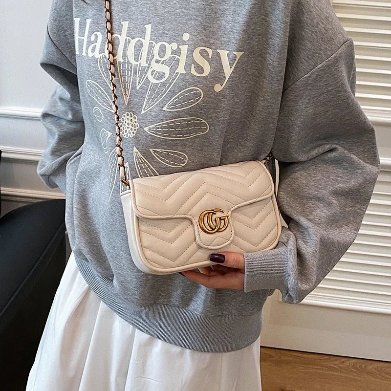 High-End Luxury Diaper Bag For Women Designer Crossbody Bag Elegant Leather Tote Vintage Original Large Messenger Bag - Tara's Tiny Treasures