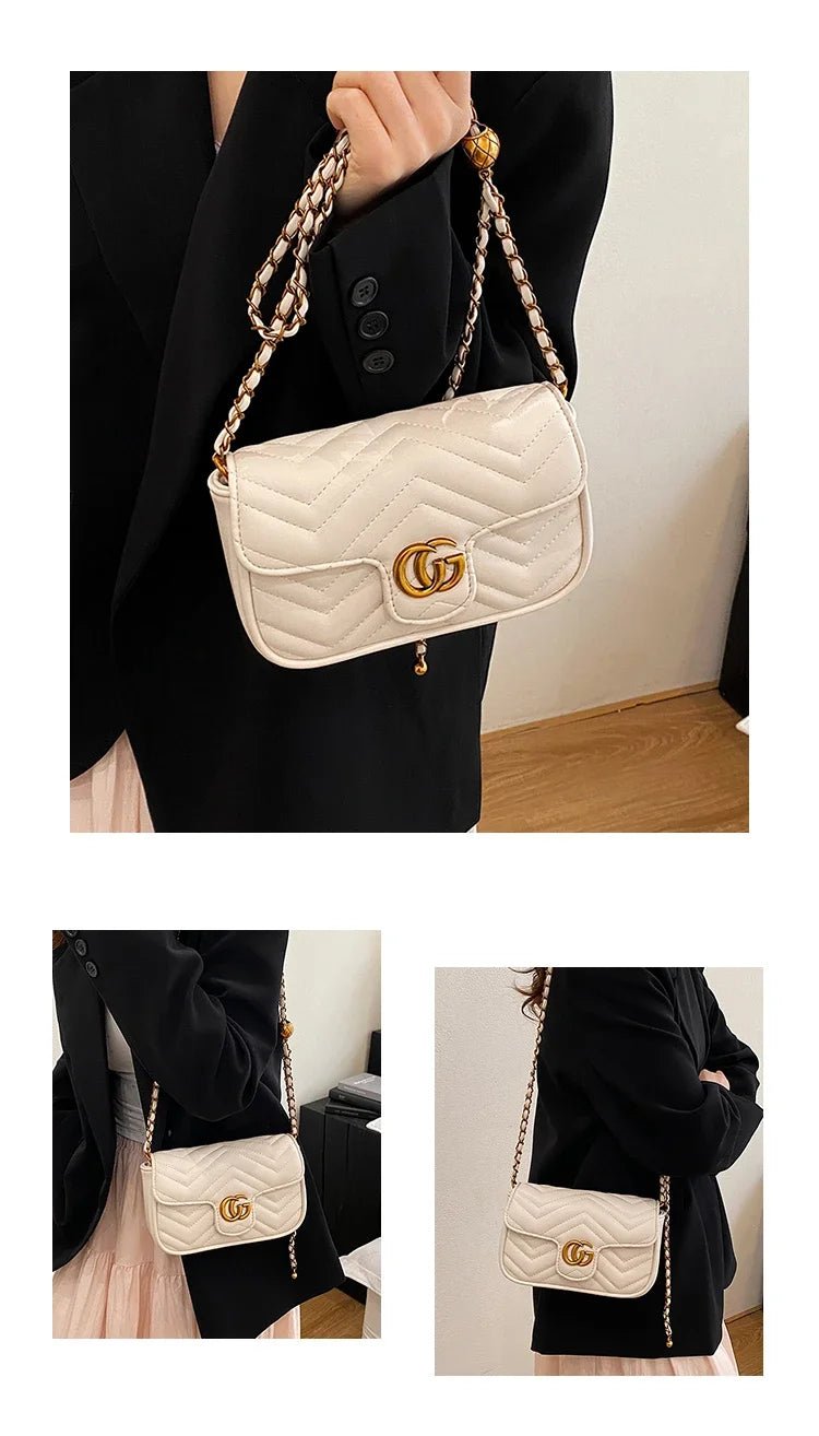 High-End Luxury Diaper Bag For Women Designer Crossbody Bag Elegant Leather Tote Vintage Original Large Messenger Bag - Tara's Tiny Treasures