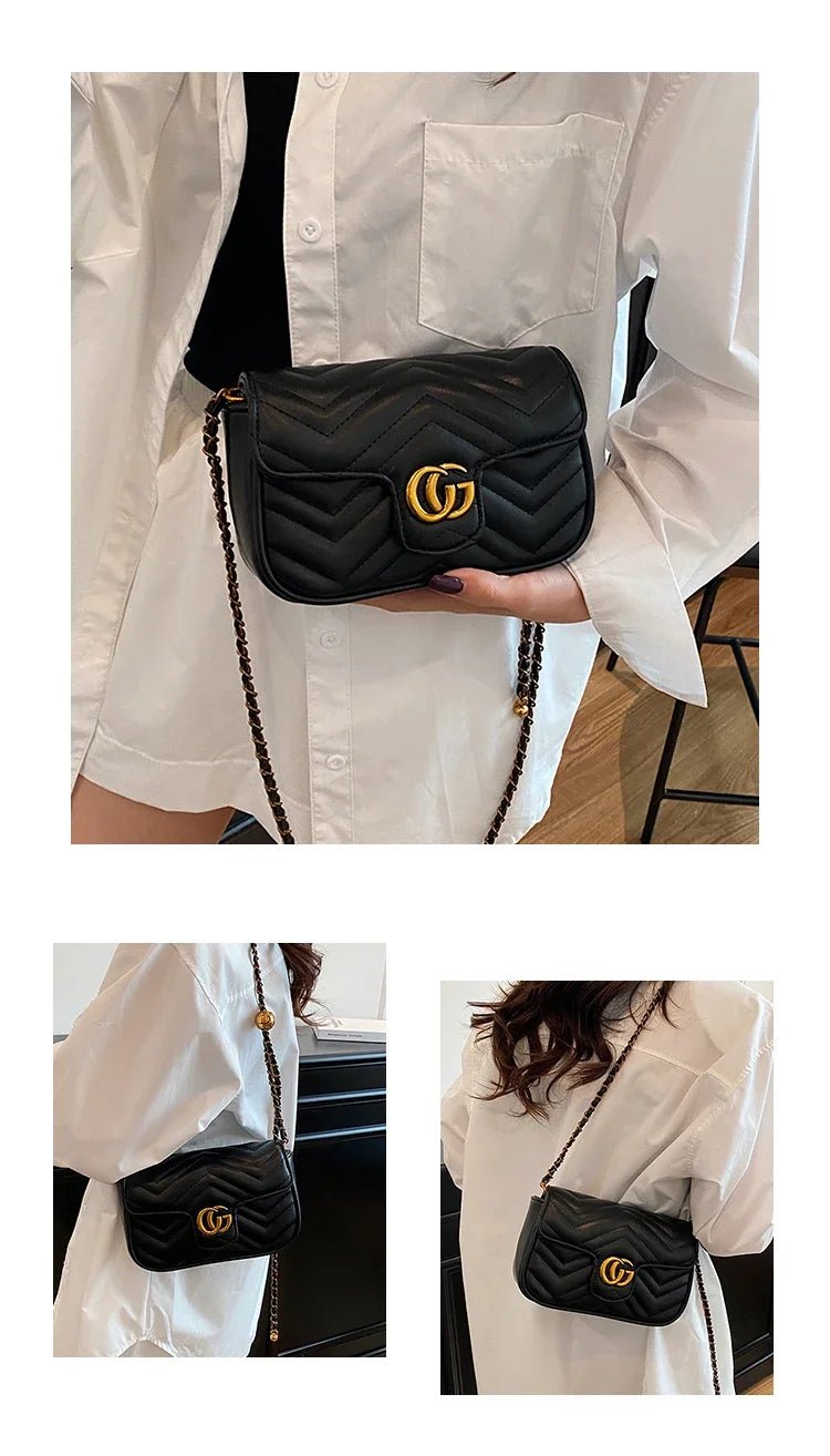 High-End Luxury Diaper Bag For Women Designer Crossbody Bag Elegant Leather Tote Vintage Original Large Messenger Bag - Tara's Tiny Treasures