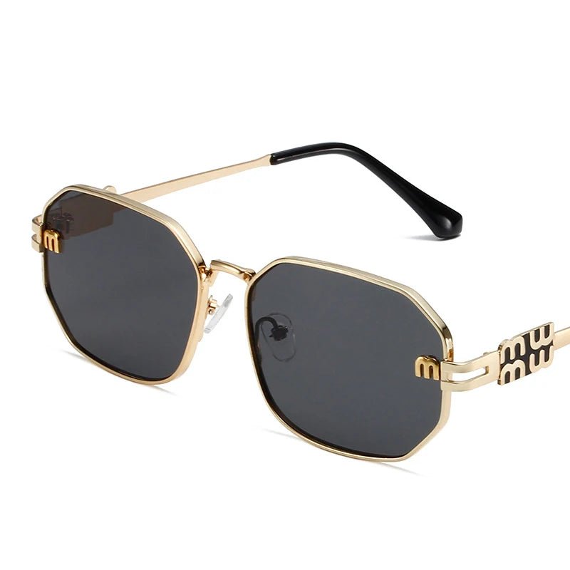 High Quality Rectangle Sunglasses Fashion Brand Designer Vintage Glasses Metal Frame Eyewear UV400 Gafas De Sol Mujer 308393 - Tara's Tiny Treasures