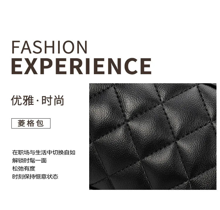 High-texture leather portable small square bag 2026 new fashionable versatile light luxury bag - Tara's Tiny Treasures