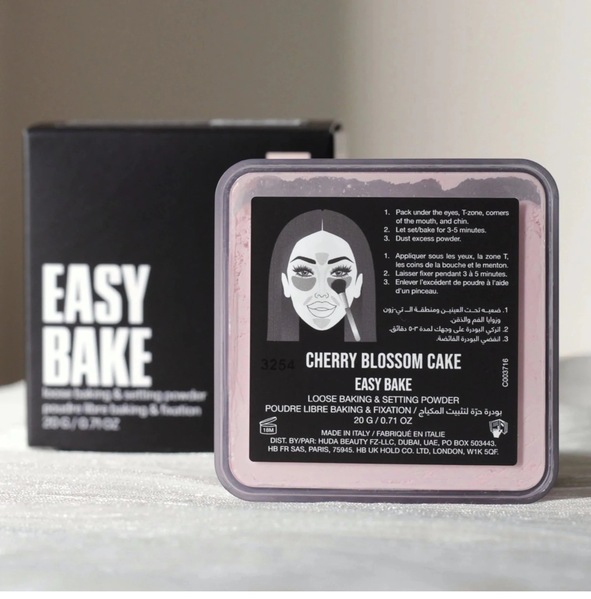 Huda Beauty Delicate Setting Powder Lasting Without Shedding Makeup Control Oil Locking Moisture Create Zero Pore Base Makeup - Tara's Tiny Treasures