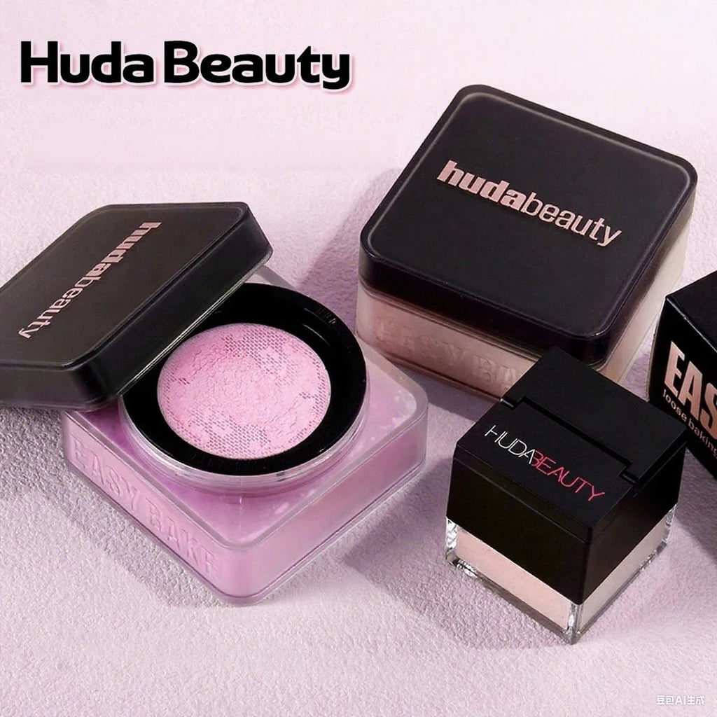 Huda Beauty Delicate Setting Powder Lasting Without Shedding Makeup Control Oil Locking Moisture Create Zero Pore Base Makeup - Tara's Tiny Treasures