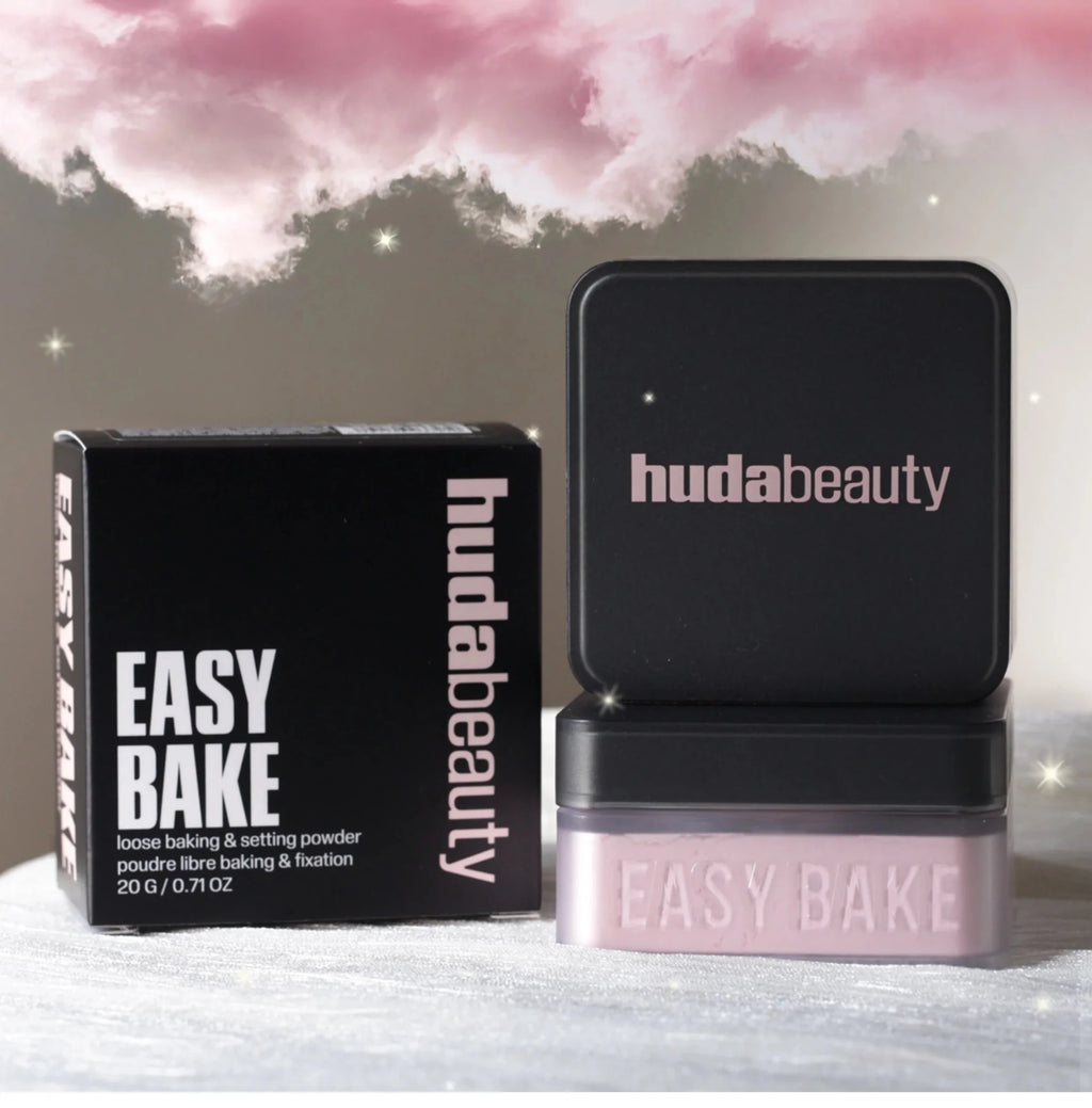 Huda Beauty Delicate Setting Powder Lasting Without Shedding Makeup Control Oil Locking Moisture Create Zero Pore Base Makeup - Tara's Tiny Treasures