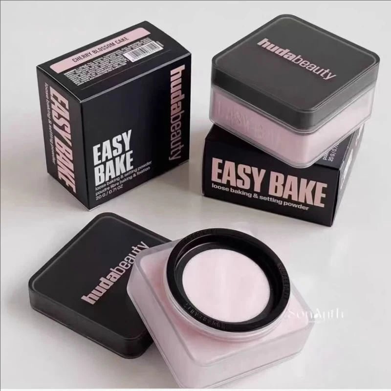 Huda Beauty Delicate Setting Powder Lasting Without Shedding Makeup Control Oil Locking Moisture Create Zero Pore Base Makeup - Tara's Tiny Treasures