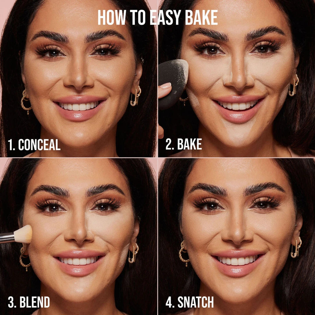 Huda Beauty Delicate Setting Powder Lasting Without Shedding Makeup Control Oil Locking Moisture Create Zero Pore Base Makeup - Tara's Tiny Treasures