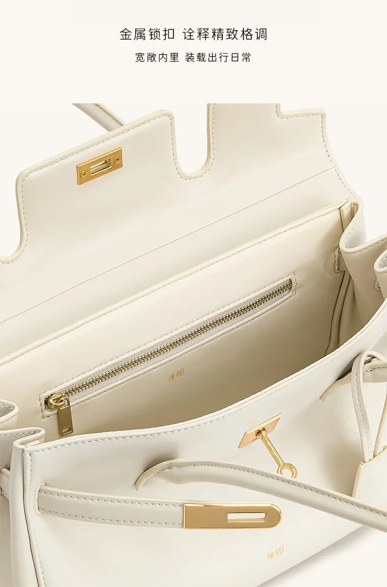 JW PEI Briefcase Women's 2025 New Yara Handheld Single Shoulder Underarm Bag with Niche Design and Cross Border Stick Bag - Tara's Tiny Treasures