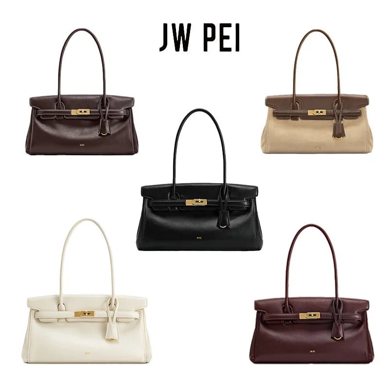 JW PEI Briefcase Women's 2025 New Yara Handheld Single Shoulder Underarm Bag with Niche Design and Cross Border Stick Bag - Tara's Tiny Treasures