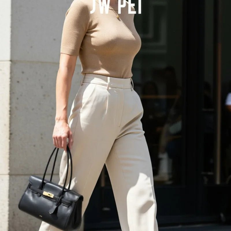 JW PEI Briefcase Women's 2025 New Yara Handheld Single Shoulder Underarm Bag with Niche Design and Cross Border Stick Bag - Tara's Tiny Treasures