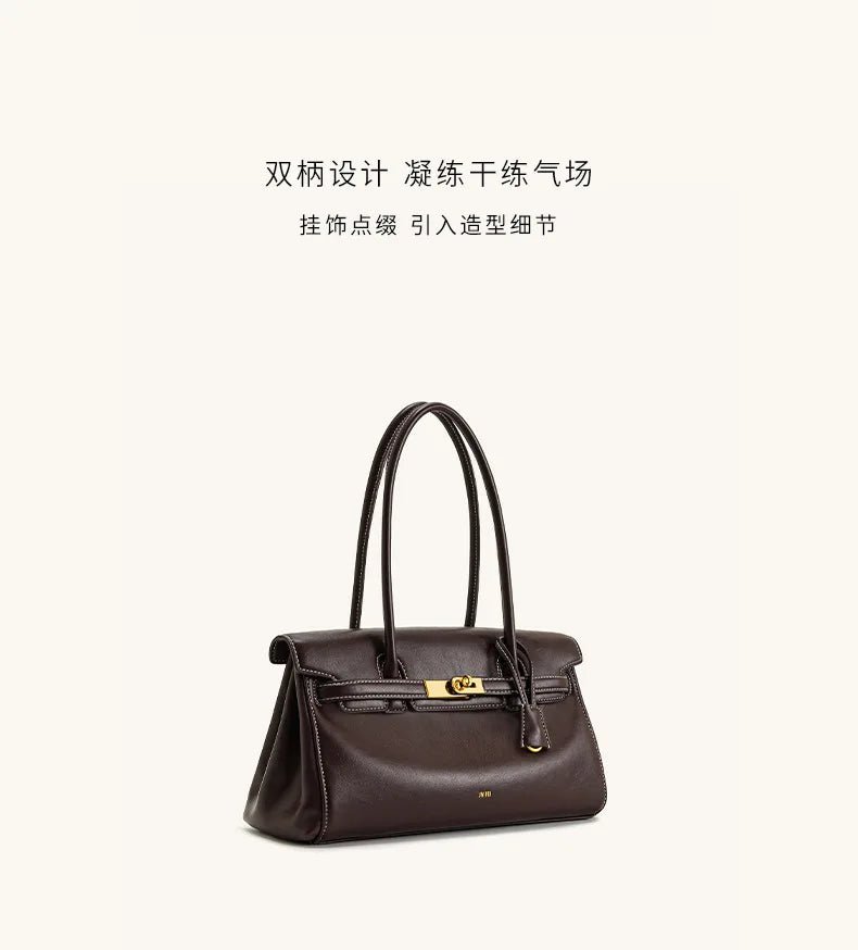 JW PEI Briefcase Women's 2025 New Yara Handheld Single Shoulder Underarm Bag with Niche Design and Cross Border Stick Bag - Tara's Tiny Treasures