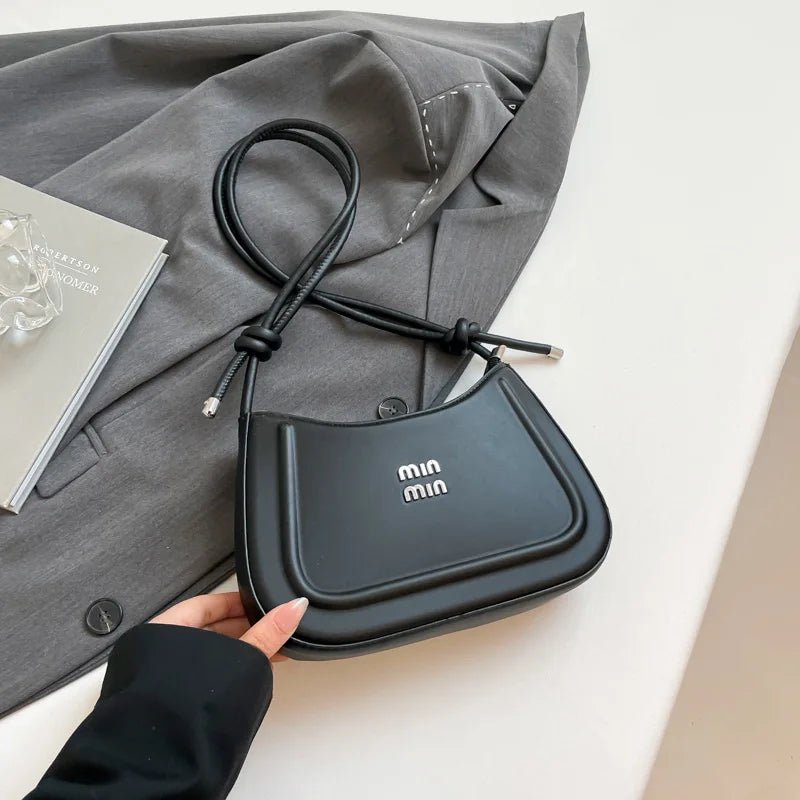Korean style fashion niche women's crescent bag 2025 autumn new handbag, high-end multifunctional crossbody bag shoulder bag - Tara's Tiny Treasures