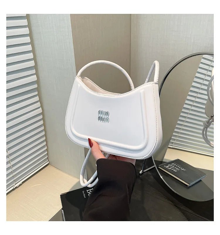 Korean style fashion niche women's crescent bag 2025 autumn new handbag, high-end multifunctional crossbody bag shoulder bag - Tara's Tiny Treasures