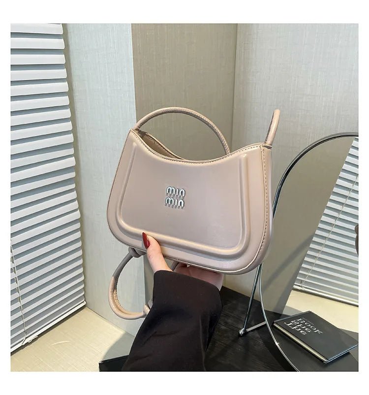 Korean style fashion niche women's crescent bag 2025 autumn new handbag, high-end multifunctional crossbody bag shoulder bag - Tara's Tiny Treasures