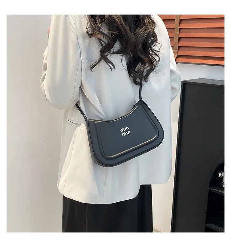 Korean style fashion niche women's crescent bag 2025 autumn new handbag, high-end multifunctional crossbody bag shoulder bag - Tara's Tiny Treasures
