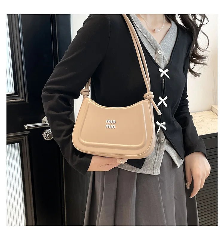 Korean style fashion niche women's crescent bag 2025 autumn new handbag, high-end multifunctional crossbody bag shoulder bag - Tara's Tiny Treasures