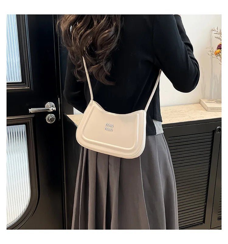 Korean style fashion niche women's crescent bag 2025 autumn new handbag, high-end multifunctional crossbody bag shoulder bag - Tara's Tiny Treasures