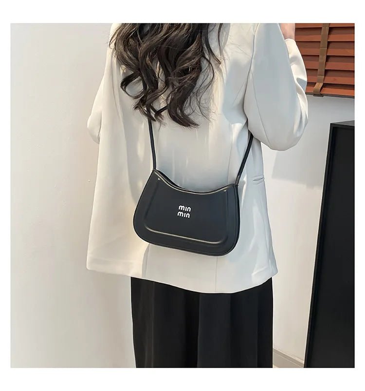 Korean style fashion niche women's crescent bag 2025 autumn new handbag, high-end multifunctional crossbody bag shoulder bag - Tara's Tiny Treasures