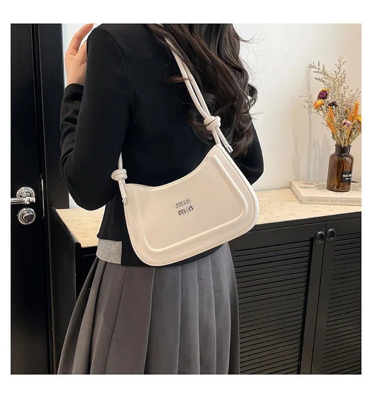 Korean style fashion niche women's crescent bag 2025 autumn new handbag, high-end multifunctional crossbody bag shoulder bag - Tara's Tiny Treasures