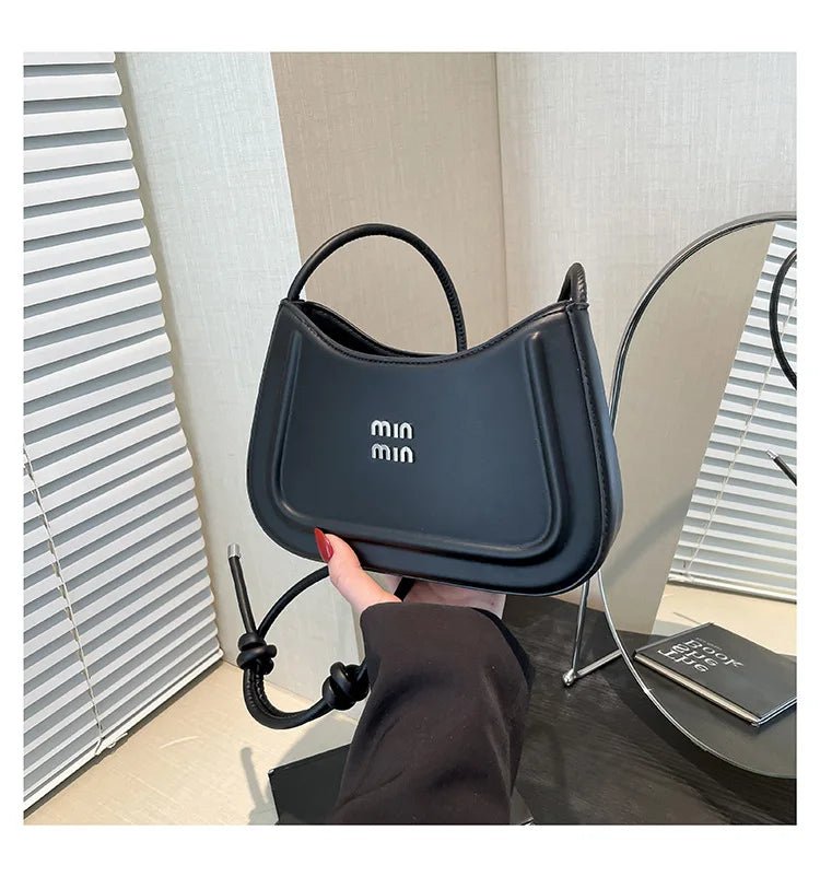 Korean style fashion niche women's crescent bag 2025 autumn new handbag, high-end multifunctional crossbody bag shoulder bag - Tara's Tiny Treasures