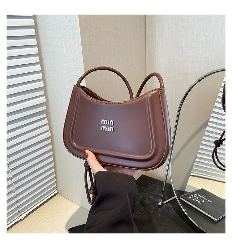 Korean style fashion niche women's crescent bag 2025 autumn new handbag, high-end multifunctional crossbody bag shoulder bag - Tara's Tiny Treasures