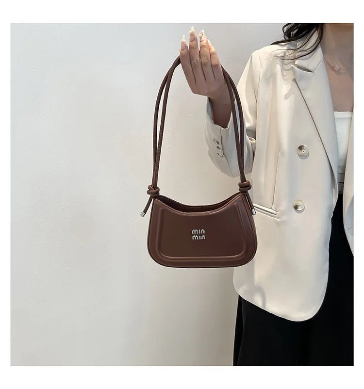 Korean style fashion niche women's crescent bag 2025 autumn new handbag, high-end multifunctional crossbody bag shoulder bag - Tara's Tiny Treasures