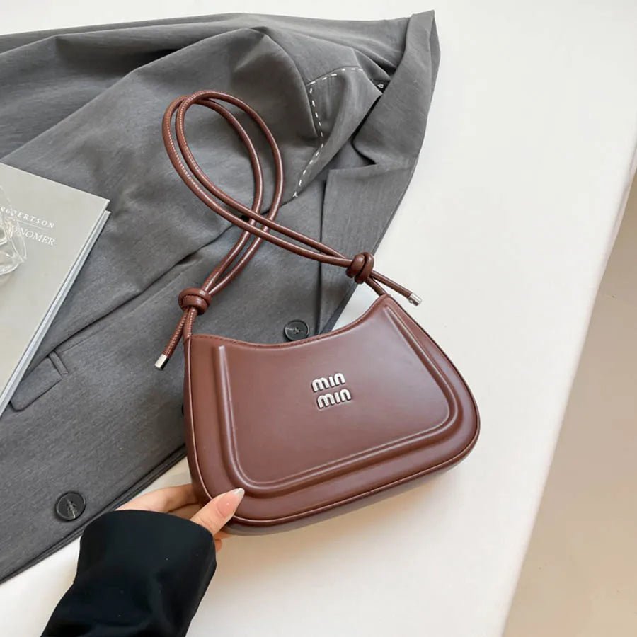 Korean style fashion niche women's crescent bag 2025 autumn new handbag, high-end multifunctional crossbody bag shoulder bag - Tara's Tiny Treasures
