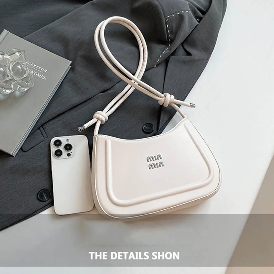 Korean style fashion niche women's crescent bag 2025 autumn new handbag, high-end multifunctional crossbody bag shoulder bag - Tara's Tiny Treasures