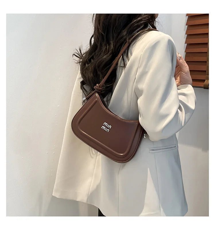 Korean style fashion niche women's crescent bag 2025 autumn new handbag, high-end multifunctional crossbody bag shoulder bag - Tara's Tiny Treasures