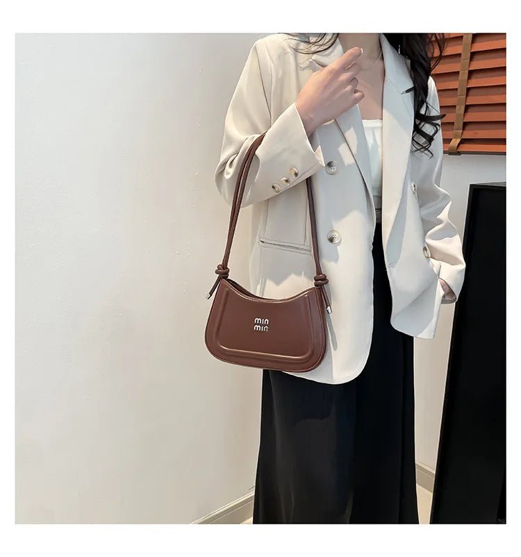 Korean style fashion niche women's crescent bag 2025 autumn new handbag, high-end multifunctional crossbody bag shoulder bag - Tara's Tiny Treasures