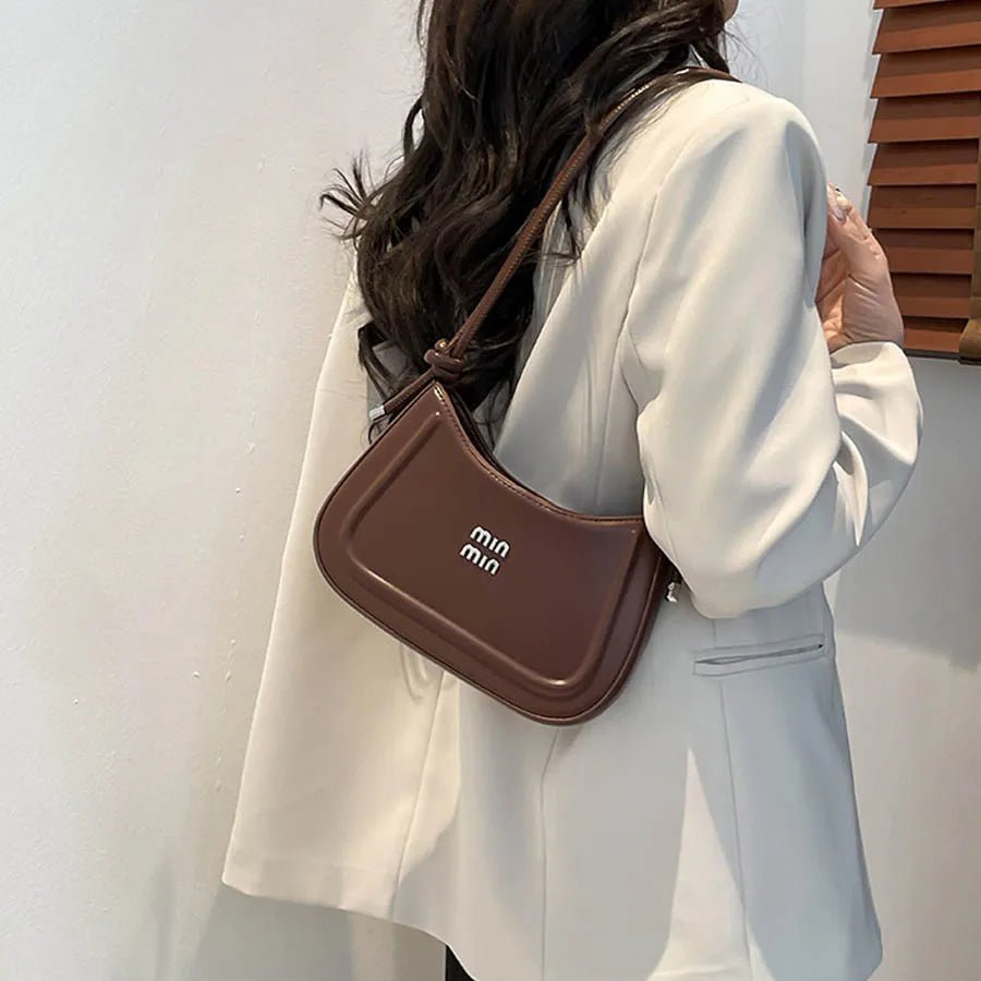 Korean style fashion niche women's crescent bag 2025 autumn new handbag, high-end multifunctional crossbody bag shoulder bag - Tara's Tiny Treasures