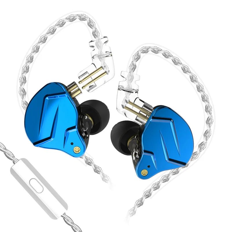 KZ ZSN Pro X 1DD 1BA Metal HIFI In Ear Earphone Bass Earbuds Hybrid Driver Sport Headset Very Low Voice For ZSX ZAX ASX EDX Z1 - Tara's Tiny Treasures