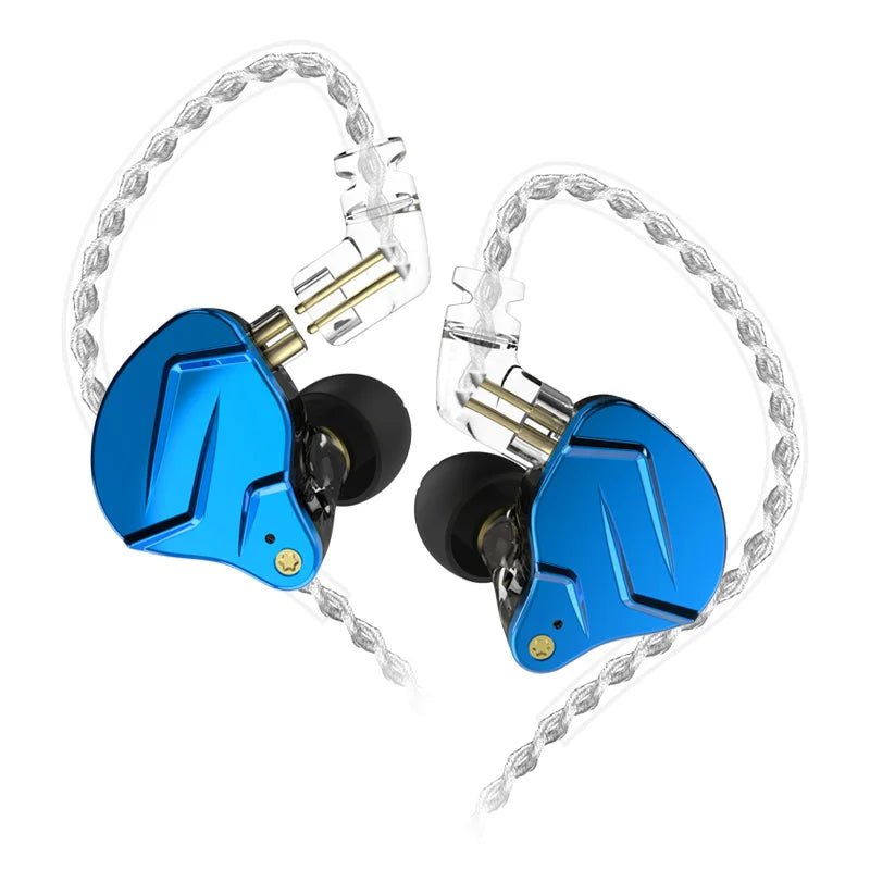 KZ ZSN Pro X 1DD 1BA Metal HIFI In Ear Earphone Bass Earbuds Hybrid Driver Sport Headset Very Low Voice For ZSX ZAX ASX EDX Z1 - Tara's Tiny Treasures