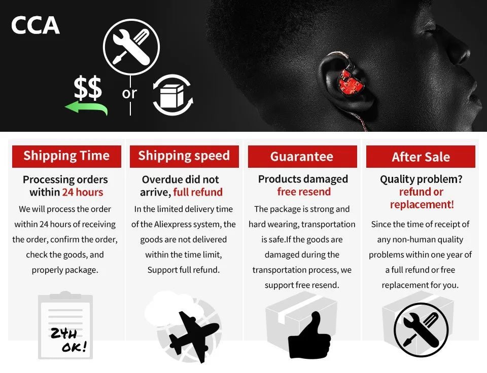 KZ ZSN Pro X 1DD 1BA Metal HIFI In Ear Earphone Bass Earbuds Hybrid Driver Sport Headset Very Low Voice For ZSX ZAX ASX EDX Z1 - Tara's Tiny Treasures
