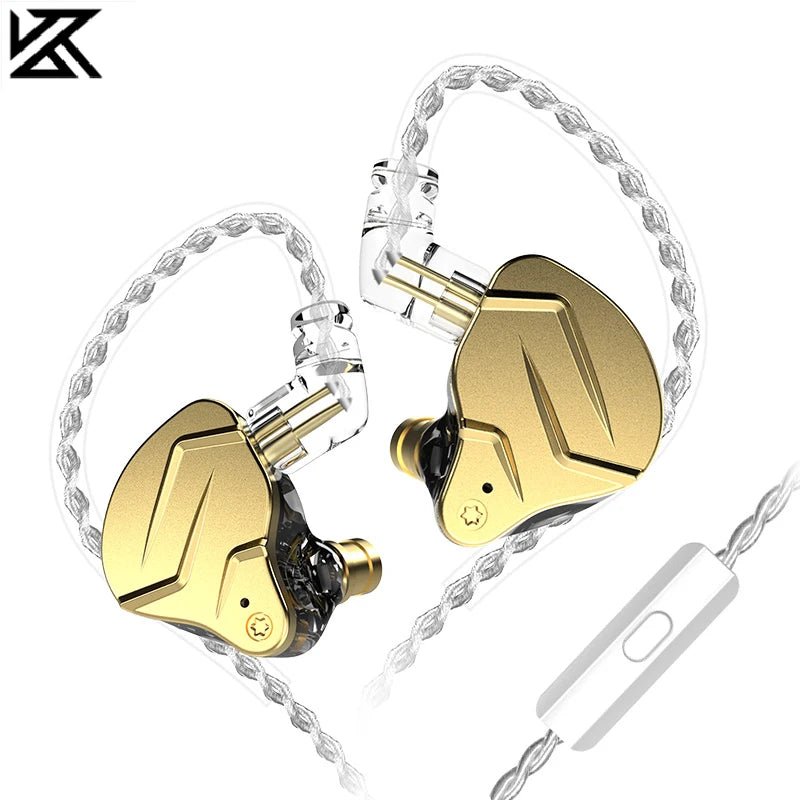 KZ ZSN Pro X 1DD 1BA Metal HIFI In Ear Earphone Bass Earbuds Hybrid Driver Sport Headset Very Low Voice For ZSX ZAX ASX EDX Z1 - Tara's Tiny Treasures