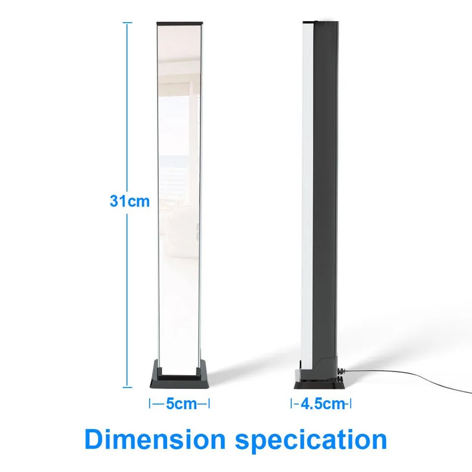LED Ambient Light 2-Pack RGB Abyss Mirror Table Lamp Bluetooth Night Light USB Desk Mood Light for TV PC Gaming Room Decor - Tara's Tiny Treasures