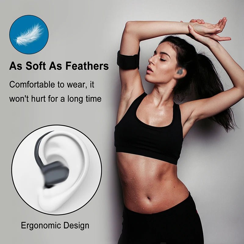 Lenovo Open-back Wireless Bluetooth Headphones, Noise-canceling and Waterproof Sports Headphones, Compatible with Xiaomi iPhone - Tara's Tiny Treasures