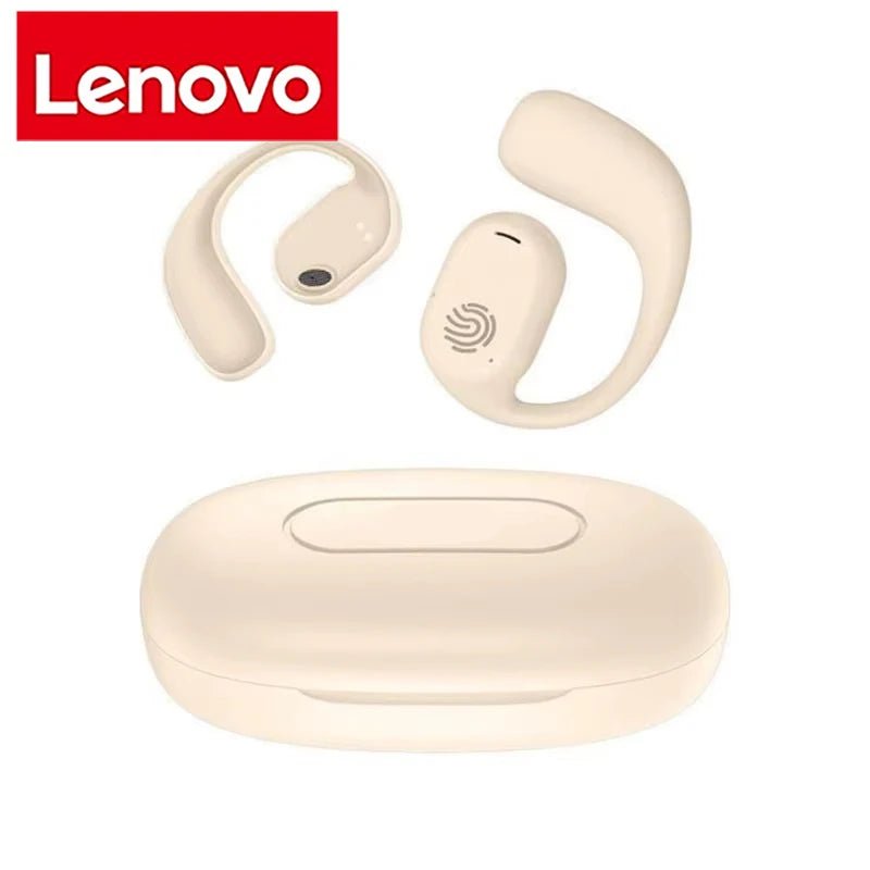 Lenovo Open-back Wireless Bluetooth Headphones, Noise-canceling and Waterproof Sports Headphones, Compatible with Xiaomi iPhone - Tara's Tiny Treasures