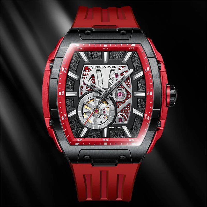 LIGE 8250 Movement Watch Men Mechanical Watches Luxury 316L Stainless Steel Sapphire Mirror Waterproof Automatic Watch for Men - Tara's Tiny Treasures