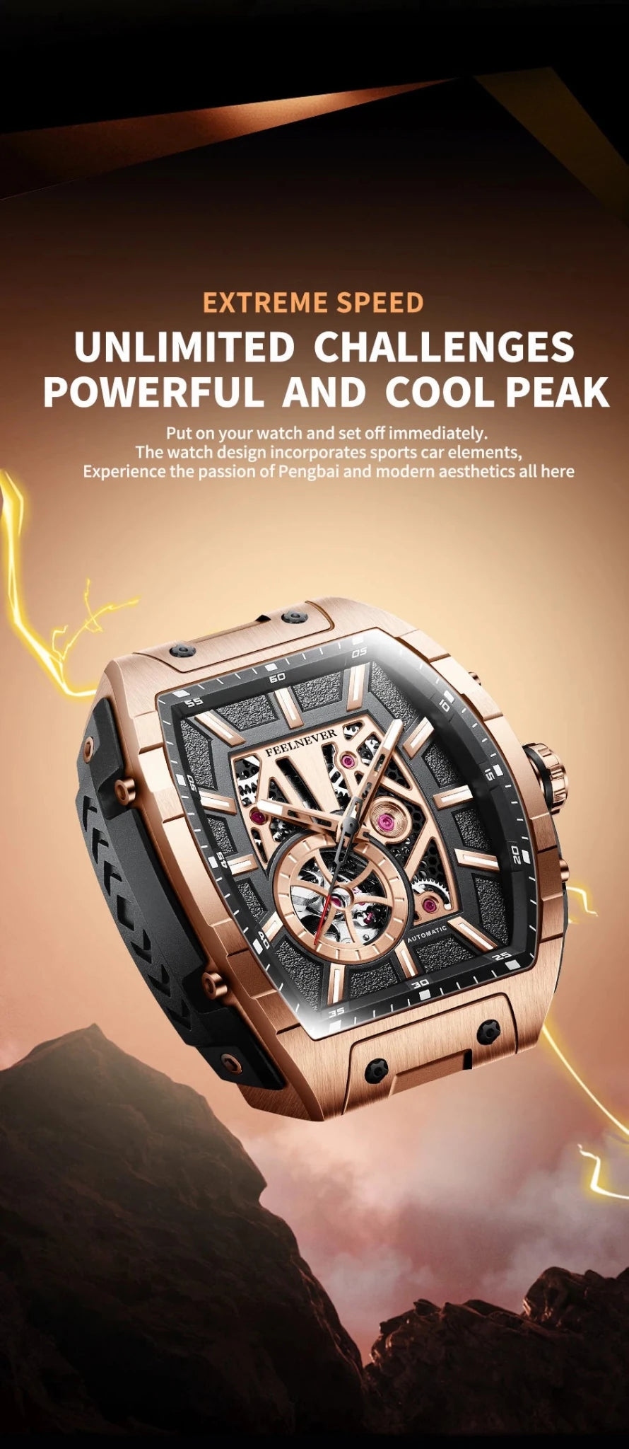 LIGE 8250 Movement Watch Men Mechanical Watches Luxury 316L Stainless Steel Sapphire Mirror Waterproof Automatic Watch for Men - Tara's Tiny Treasures