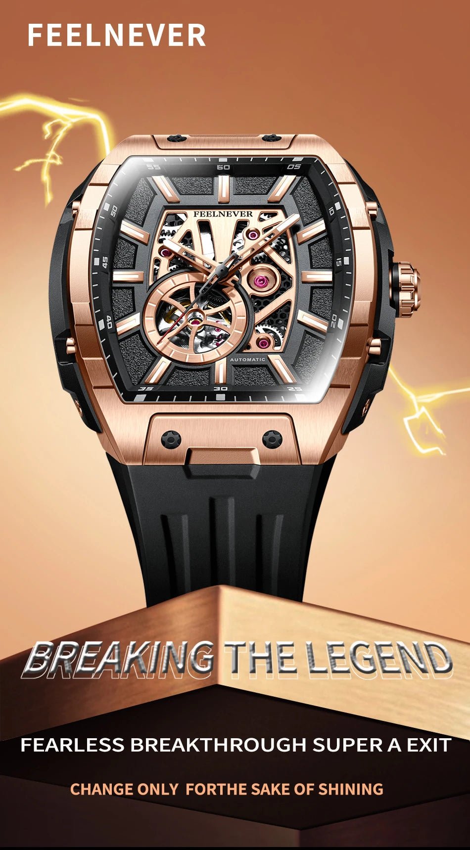 LIGE 8250 Movement Watch Men Mechanical Watches Luxury 316L Stainless Steel Sapphire Mirror Waterproof Automatic Watch for Men - Tara's Tiny Treasures