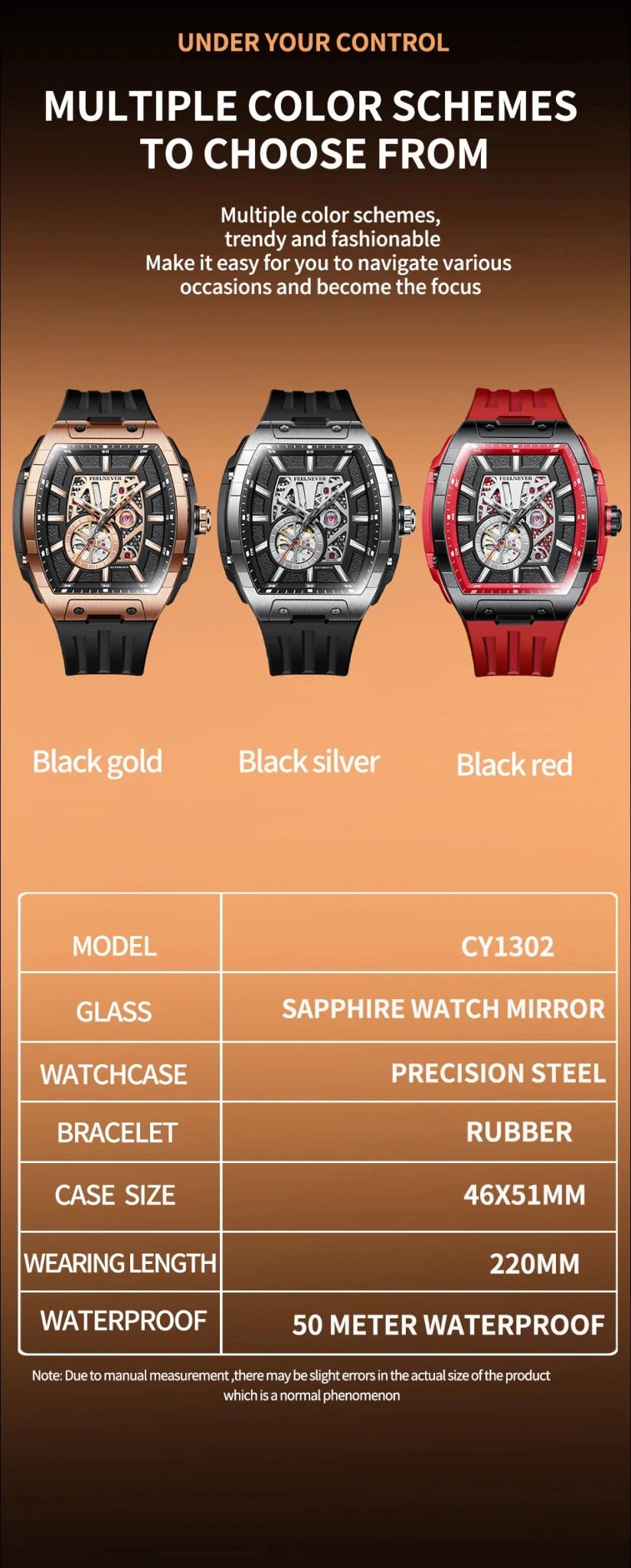 LIGE 8250 Movement Watch Men Mechanical Watches Luxury 316L Stainless Steel Sapphire Mirror Waterproof Automatic Watch for Men - Tara's Tiny Treasures