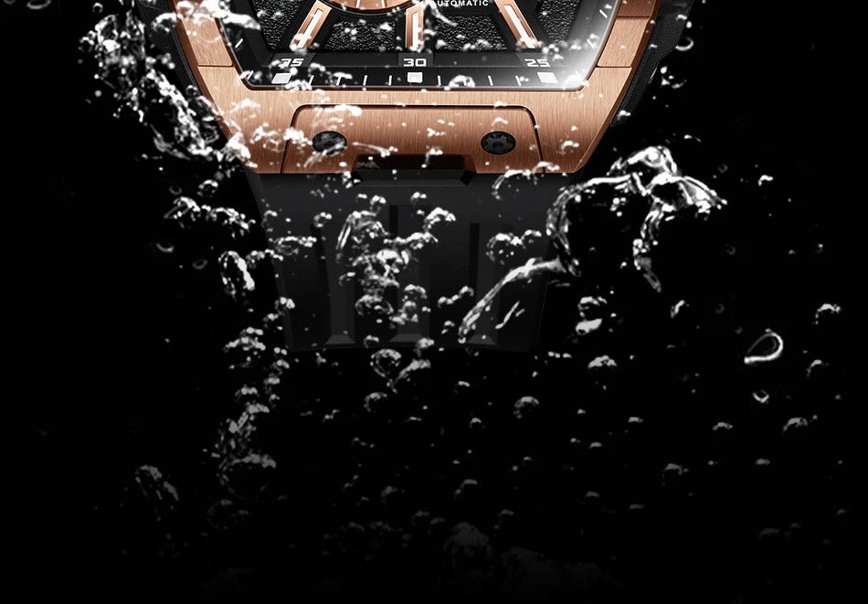 LIGE 8250 Movement Watch Men Mechanical Watches Luxury 316L Stainless Steel Sapphire Mirror Waterproof Automatic Watch for Men - Tara's Tiny Treasures